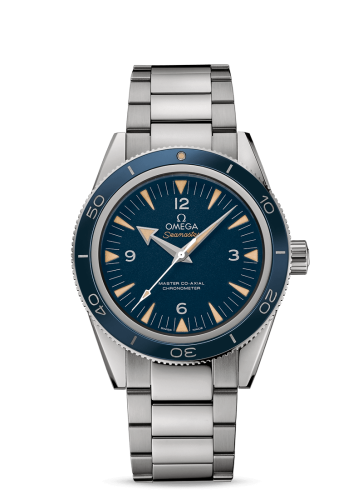 Omega Seamaster 300 Master Co-Axial Titanium / Blue / Bracelet